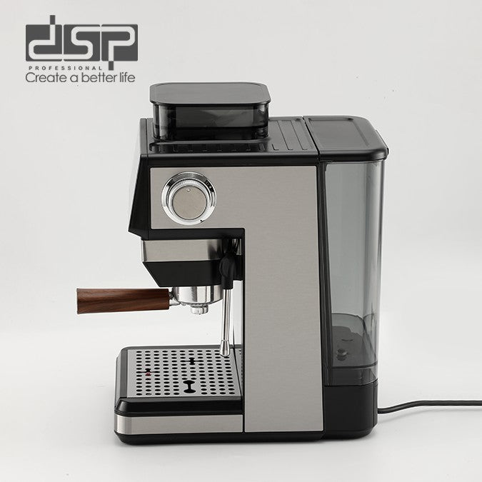 DSP KA3163 2-in-1 Espresso Machine with Built-in Grinder – 20 Bar, 1350 W, Touch Screen