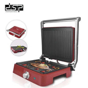 Electric Grill 180° Flat Opening Non-Stick 30x24cm 1800W | KB1049A | DSP | Image 1
