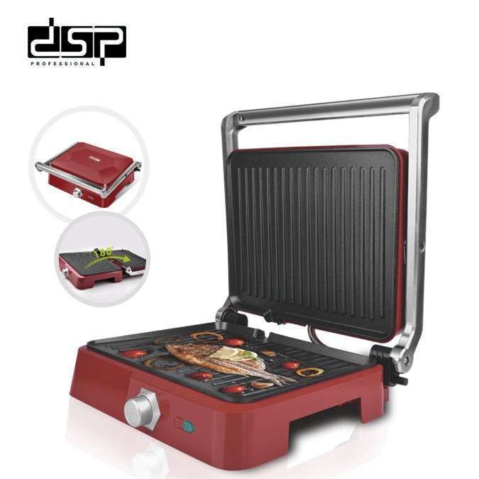 Electric Grill 180° Flat Opening Non-Stick 30x24cm 1800W | KB1049A | DSP | Image 1