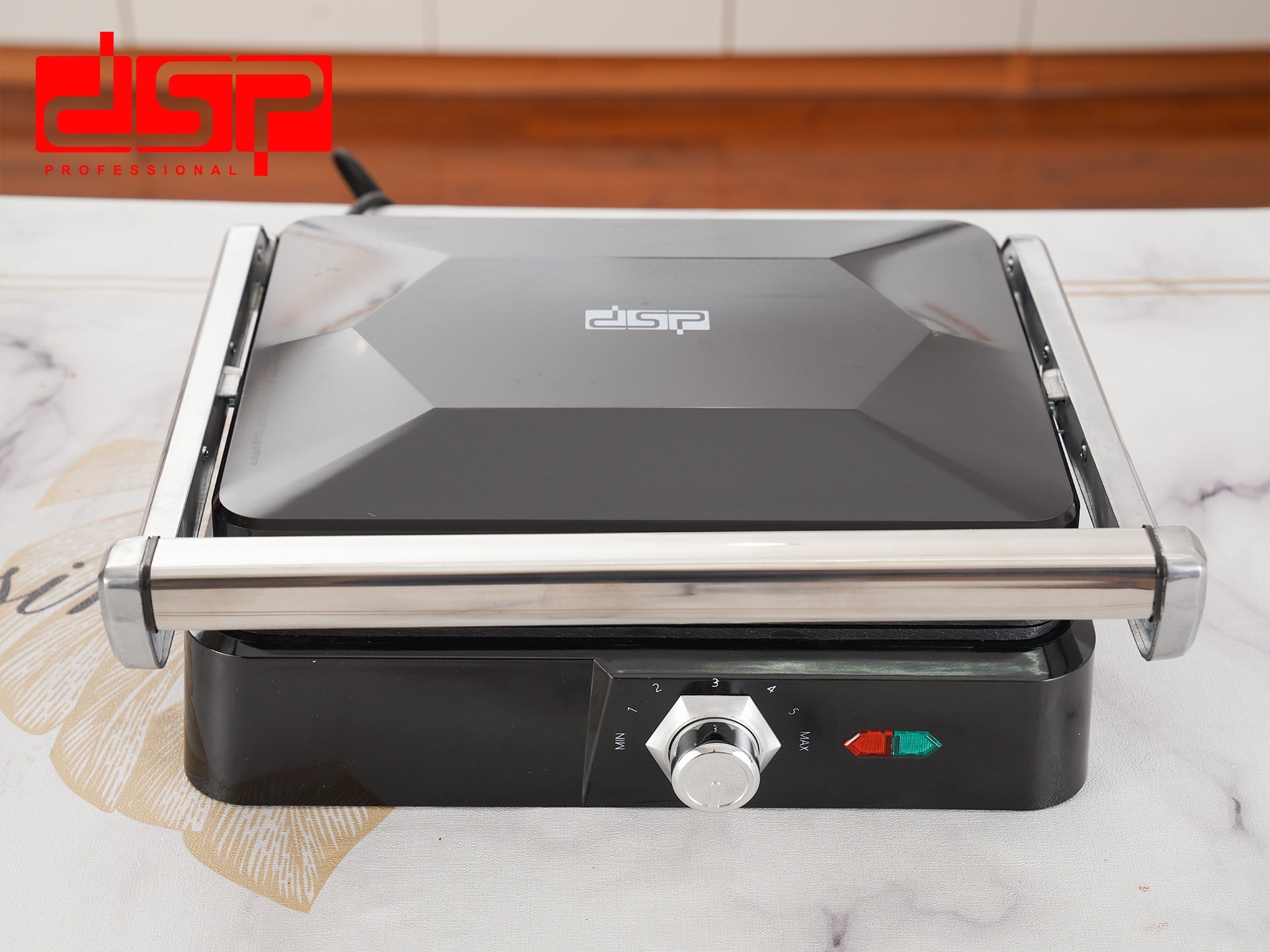 Electric Grill 180° Flat Opening Non-Stick 29x22cm 1800W | KB1049 | DSP | Image 3