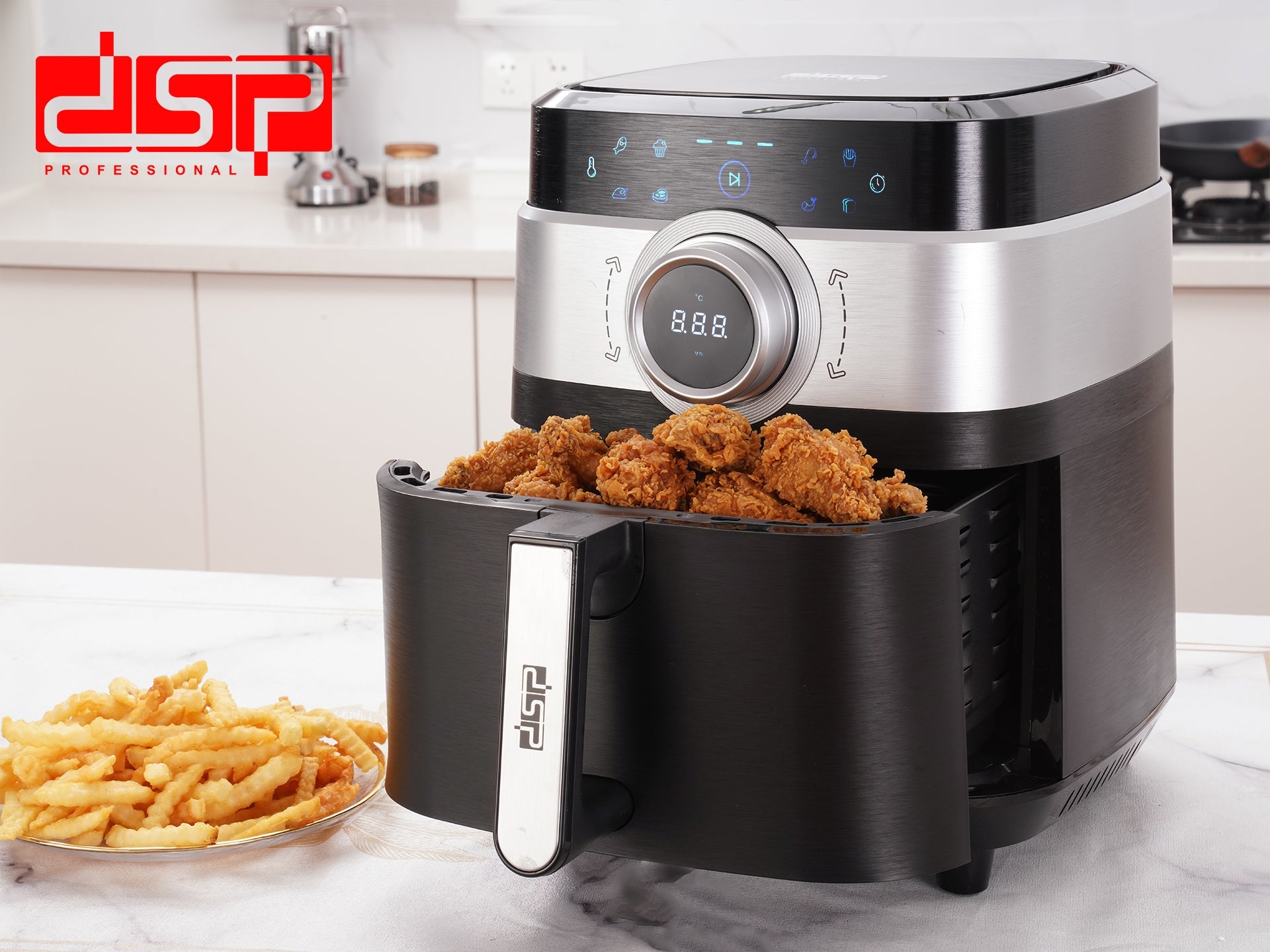 قلاية هوائية DSP KB2088 – 1800 وات ديجيتال بسعة 7 لتر