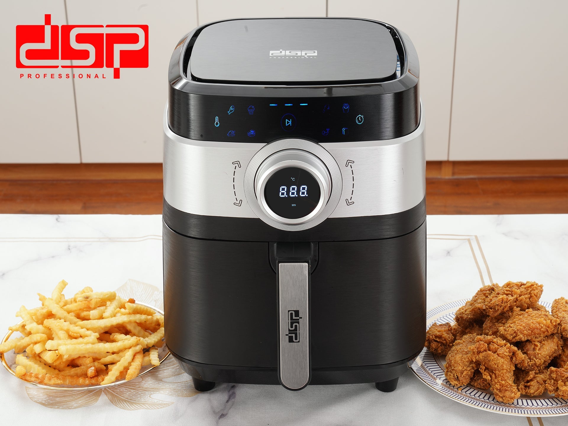 قلاية هوائية DSP KB2088 – 1800 وات ديجيتال بسعة 7 لتر