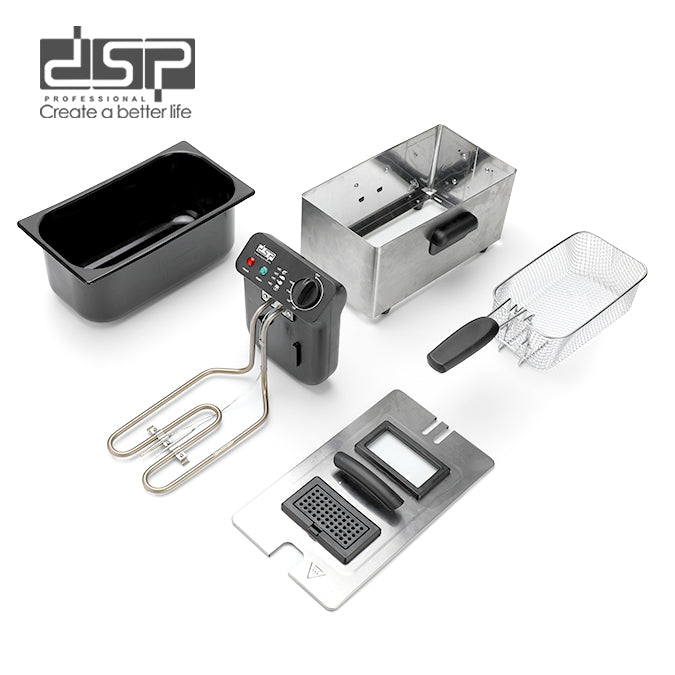 قلاية زيت عميقة 3 لتر – 2000 وات – وعاء قابل للفصل – DSP KB2204 – صورة 4