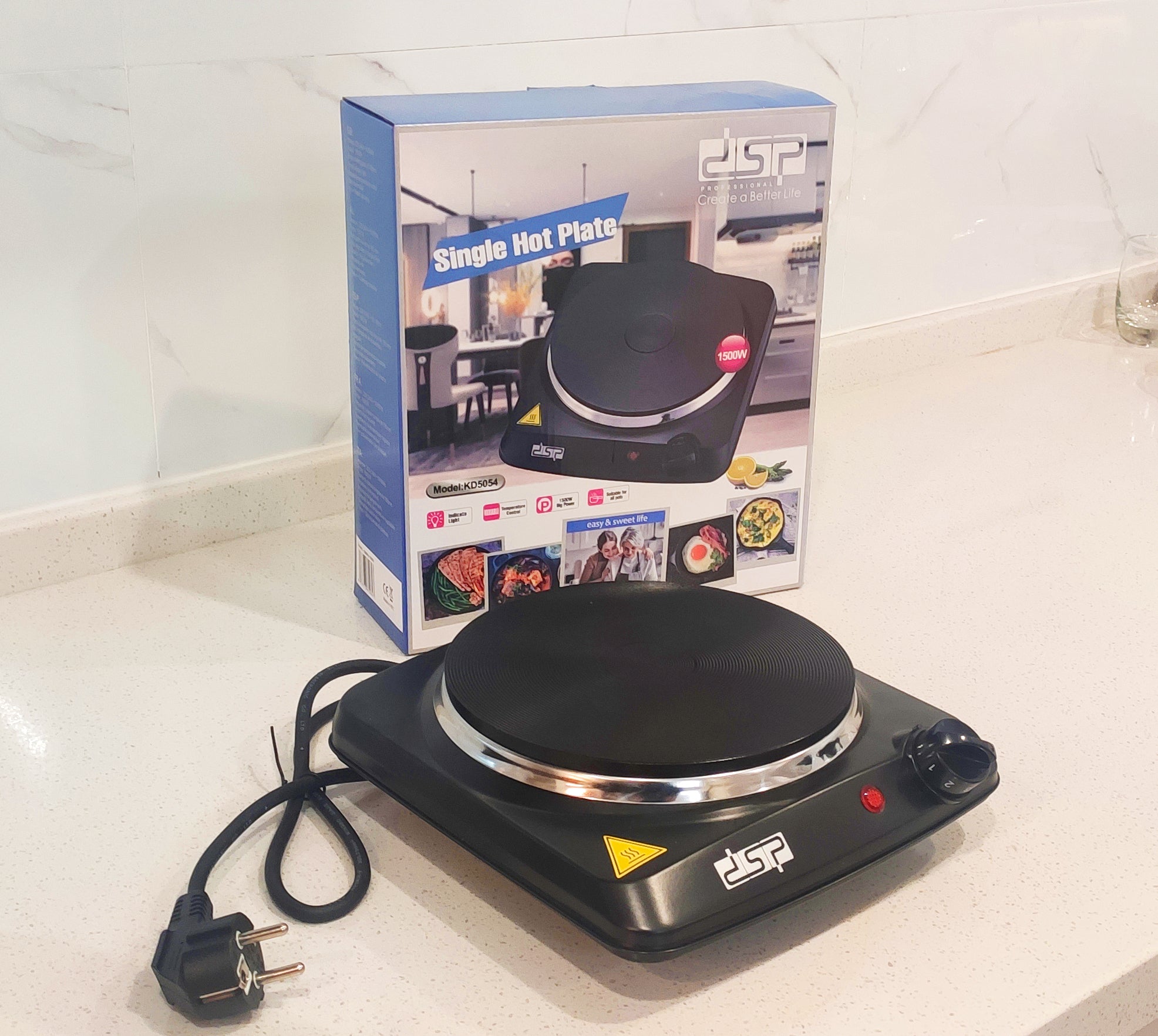 هوت بلايت كهربائي DSP KD5054 – 1500 وات – عين واحدة