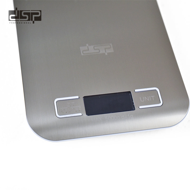 ميزان مطبخ رقمي 5 كجم – سطح ستانلس – DSP KD7012