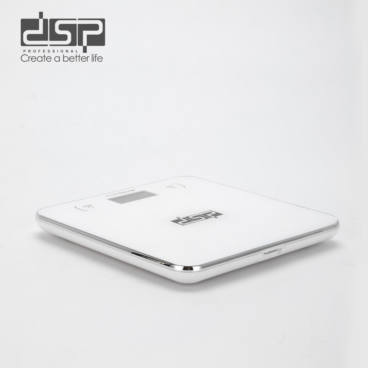 ميزان مطبخ رقمي 5 كجم – زجاج مقوى بشاشة LCD – DSP KD7042 – صورة 3