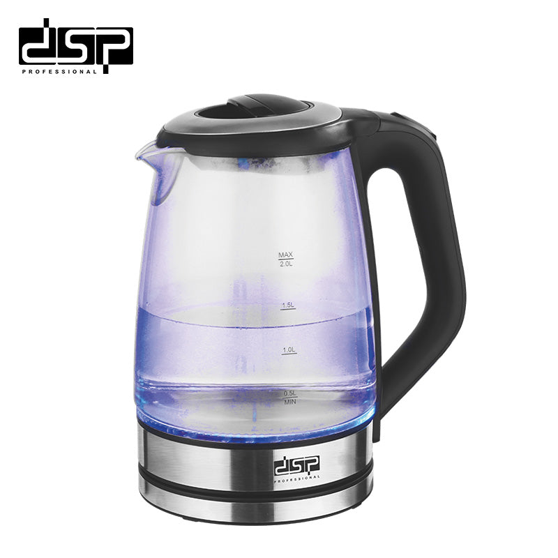غلاية كهربائية زجاجية DSP KK1273 – 2 لتر – 2200 وات