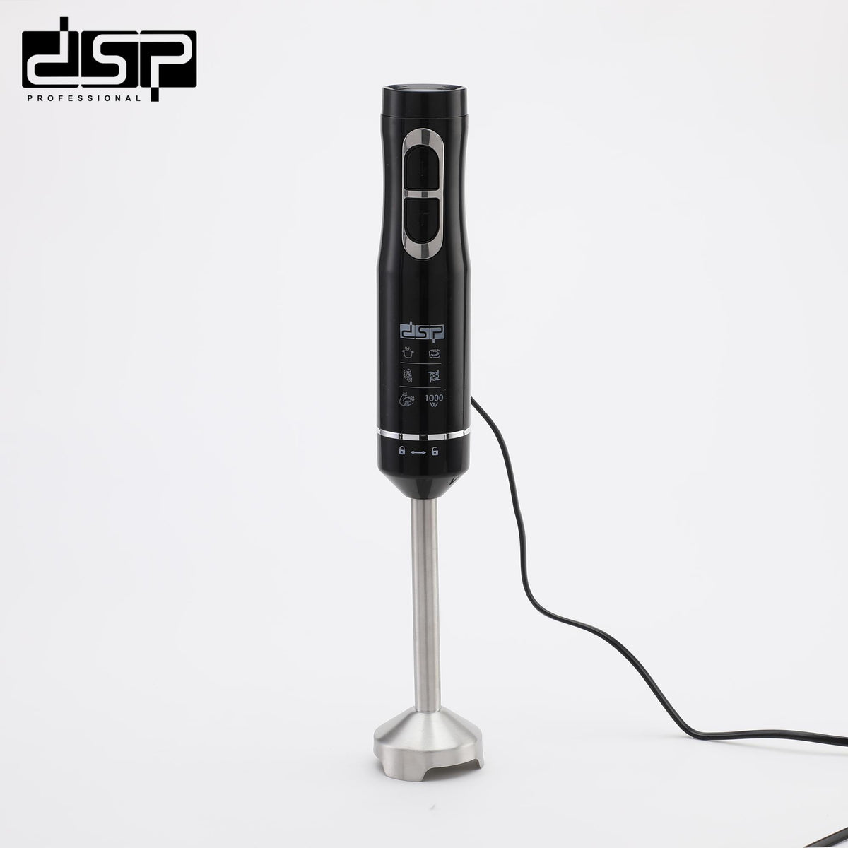 هاند بليندر 1000 وات – شاشة رقمية وذراع ستانلس قابل للفصل – DSP KM1170 – صورة 4