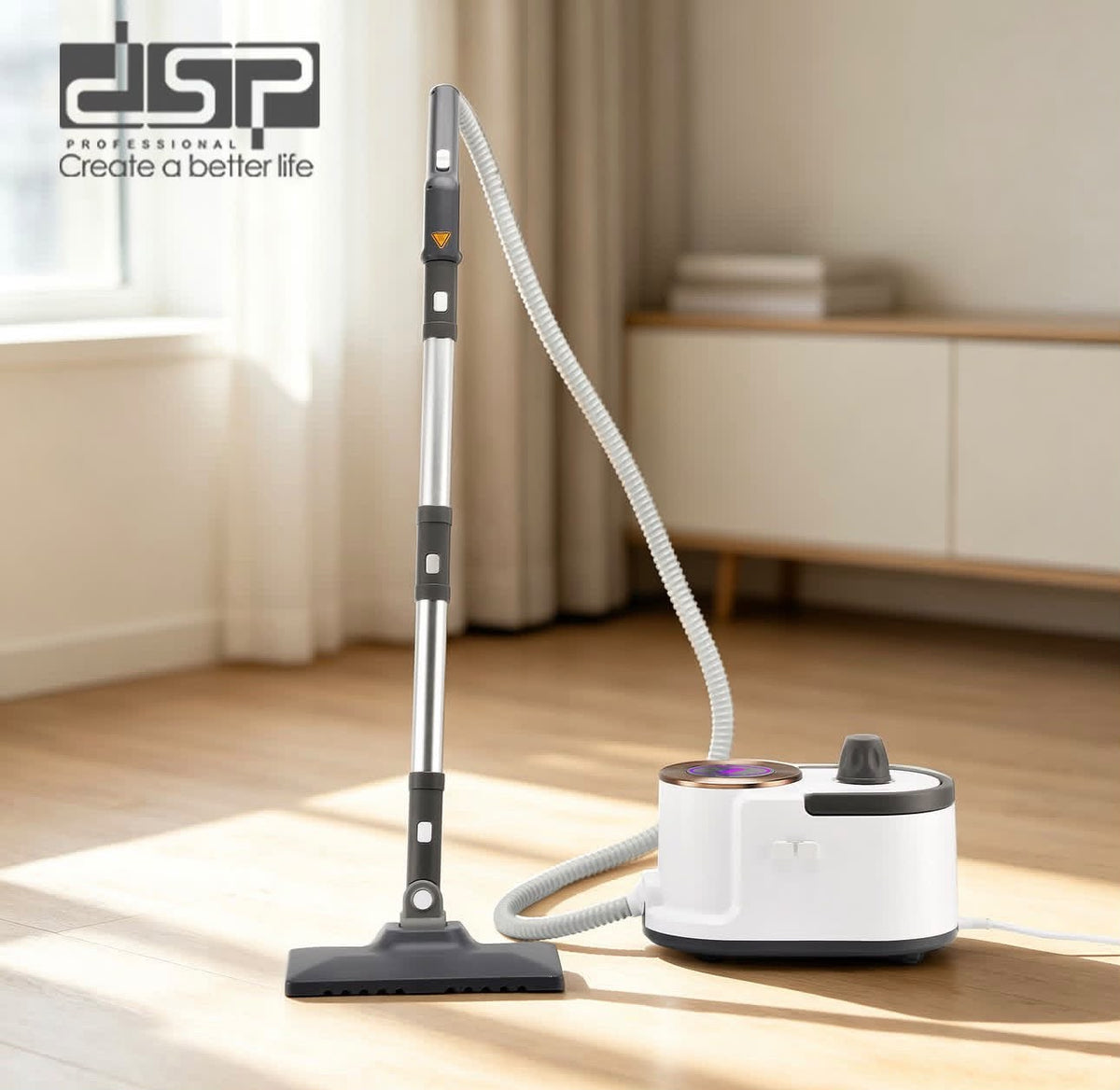 منظف بخار DSP KD2101 – 9 في 1 – 2000 وات بسعة 1.6 لتر