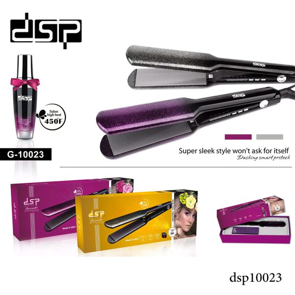 مكواة شعر زيت الأرجان الكلاسيكي – حرارة 990 فهرنهايت – DSP 10023 – صورة 2