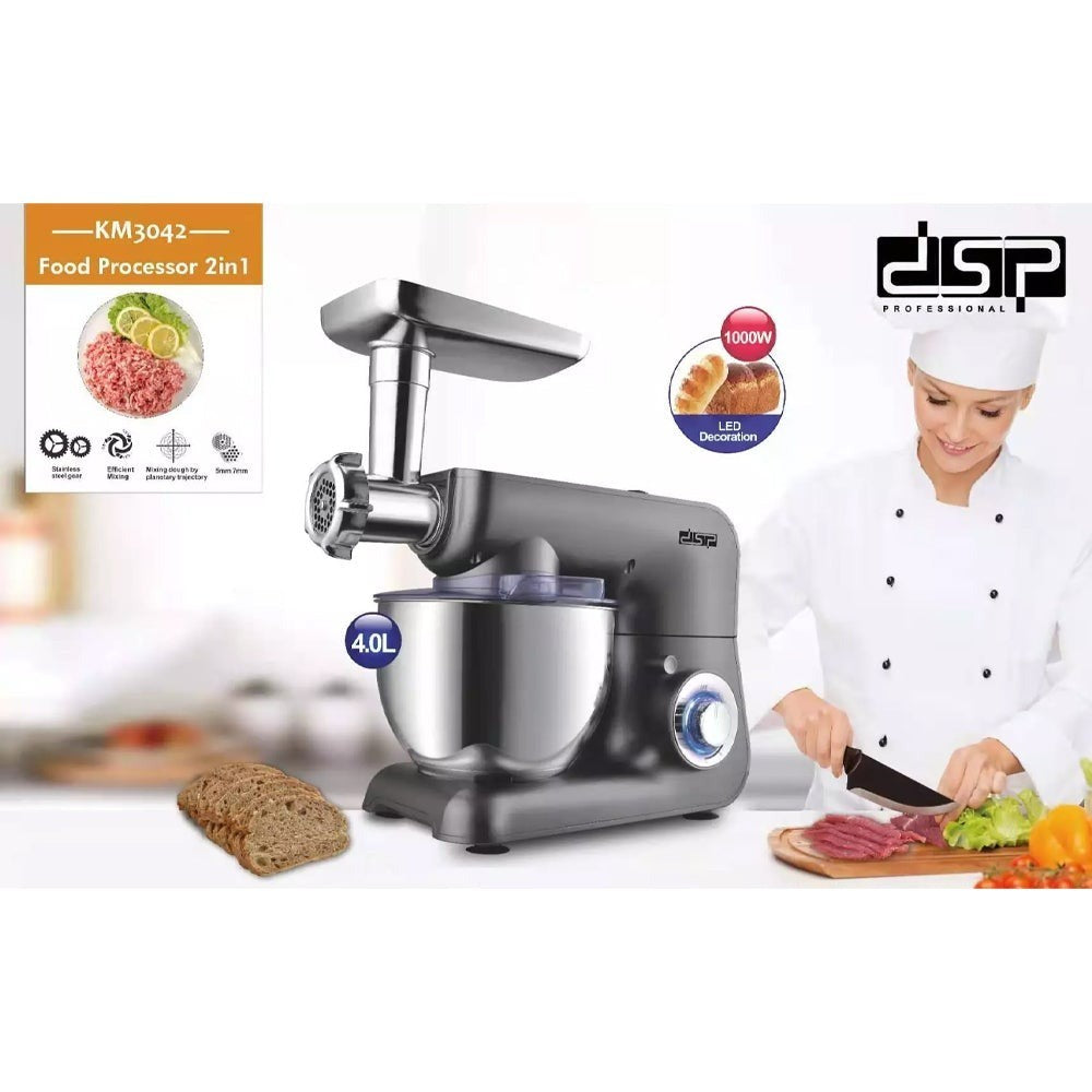محضر طعام 2 في 1 – 1000 وات – 4 لتر – DSP KM3042